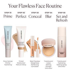 Laura Mercier Indulgent Icons - Ultra-Blur Translucent Loose Setting Powder + Puff (Worth £61)